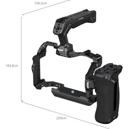 SmallRig 5958 - zestaw z klatką do Canon EOS R6 Mark III / R6 Mark II - wymiary
